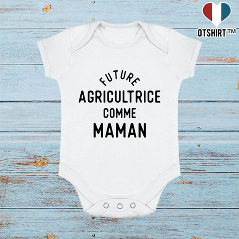 Body bébé Future agricultrice comme maman