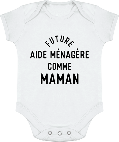 Body bébé Future aide ménagère comme maman