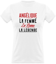 T shirt femme angélique la femme la reine la légende