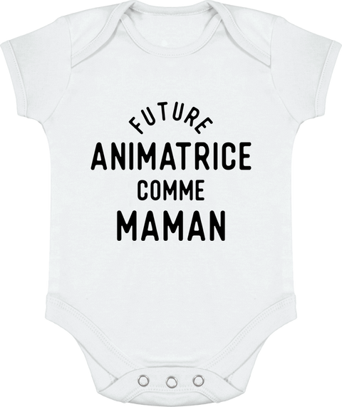 Body bébé Future animatrice comme maman
