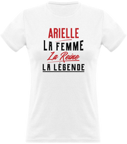 T shirt femme arielle la femme la reine la légende