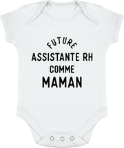 Body bébé Future assistante RH comme maman