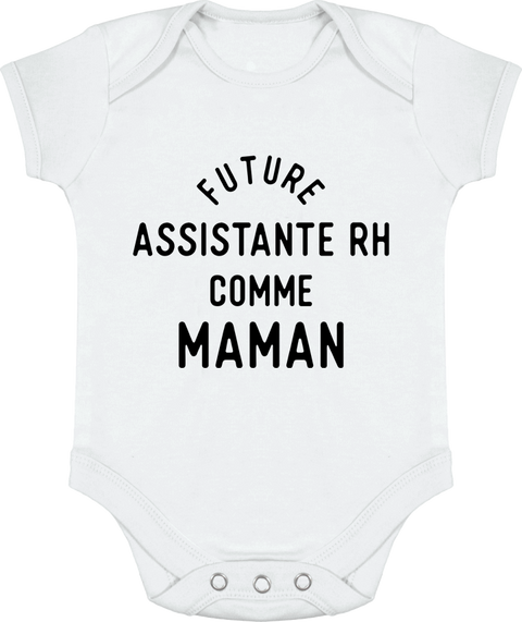 Body bébé Future assistante RH comme maman