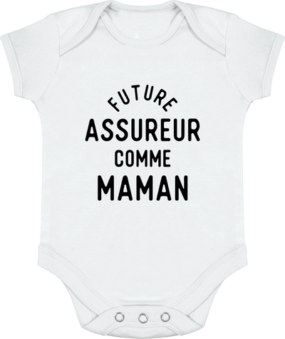 Body bébé Future assureur comme maman