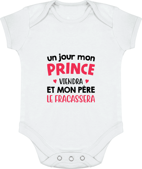 Body bébé Un jour mon prince viendra