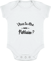 Body bébé Veux tu être mon parrain ?