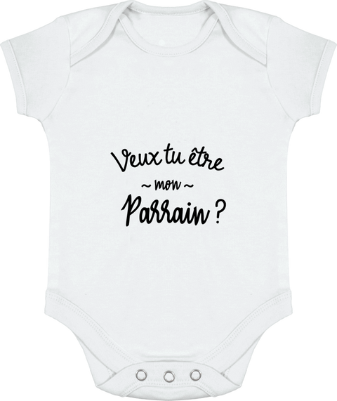 Body bébé Veux tu être mon parrain ?