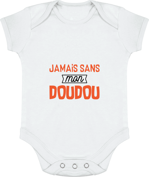 Body bébé Jamais sans mon doudou