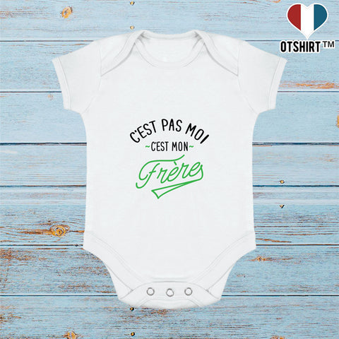 Body bébé C'est pas moi c'est mon frère