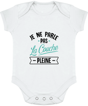 Body bébé Je ne parle pas la couche pleine