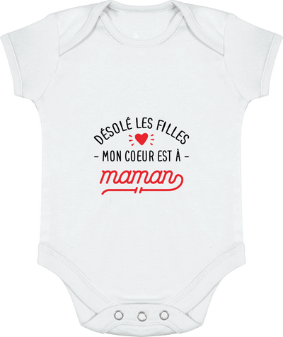 Body bébé Mon coeur est à maman