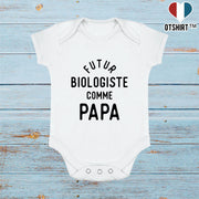 Body bébé Futur biologiste comme papa
