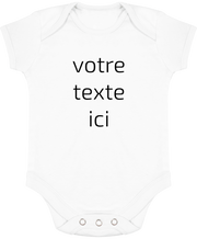 Body bébé personnalisé avec votre texte