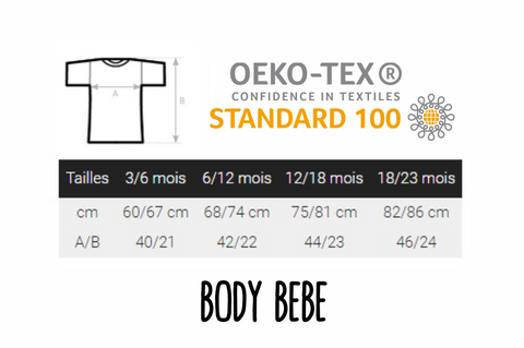 Body bébé Future chef comme maman