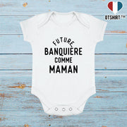 Body bébé Future banquière comme maman
