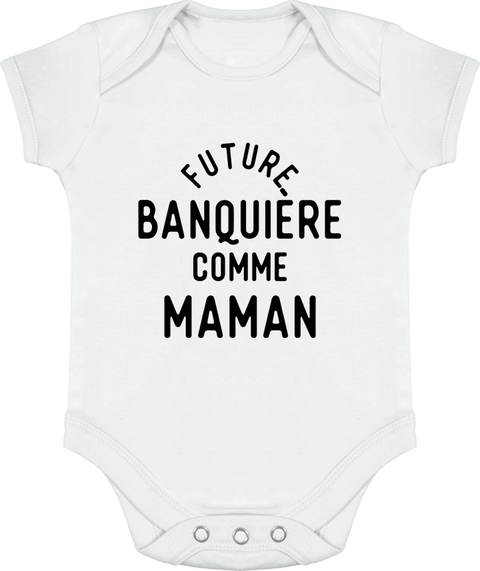 Body bébé Future banquière comme maman