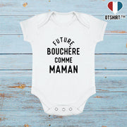 Body bébé Future bouchère comme maman