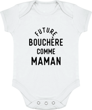 Body bébé Future bouchère comme maman
