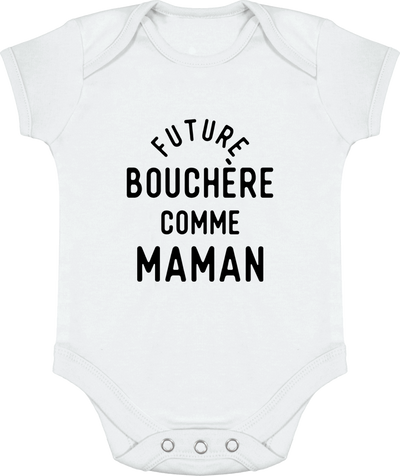 Body bébé Future bouchère comme maman