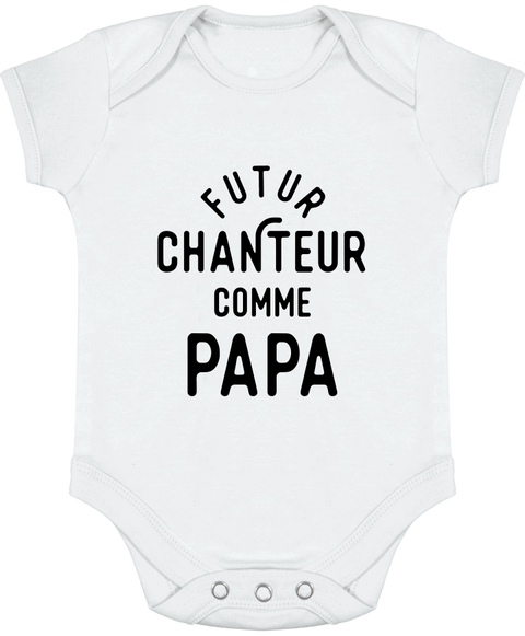 Body bébé Futur chanteur comme papa