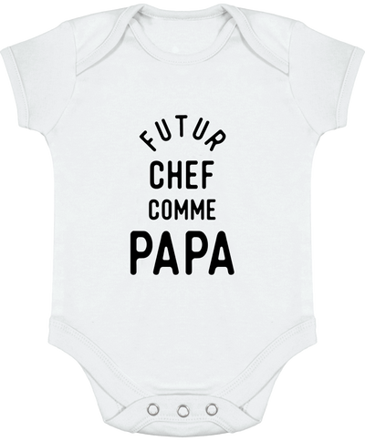 Body bébé Futur chef comme papa