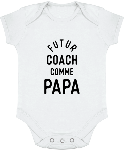 Body bébé Futur coach comme papa