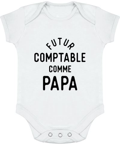 Body bébé Futur comptable comme papa