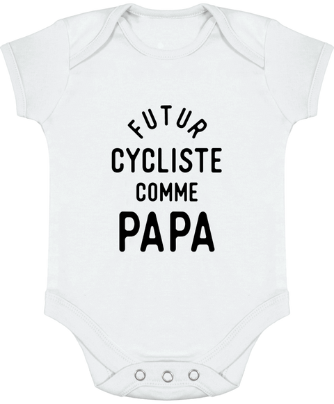 Body bébé Futur cycliste comme papa