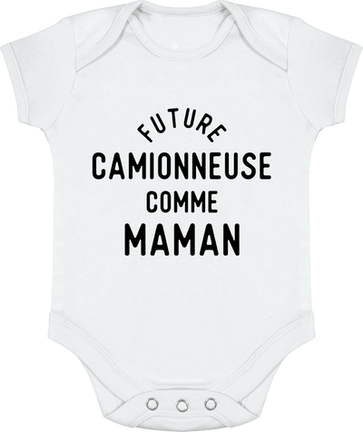 Body bébé Future camionneuse comme maman