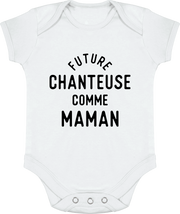 Body bébé Future chanteuse comme maman