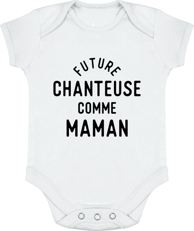 Body bébé Future chanteuse comme maman