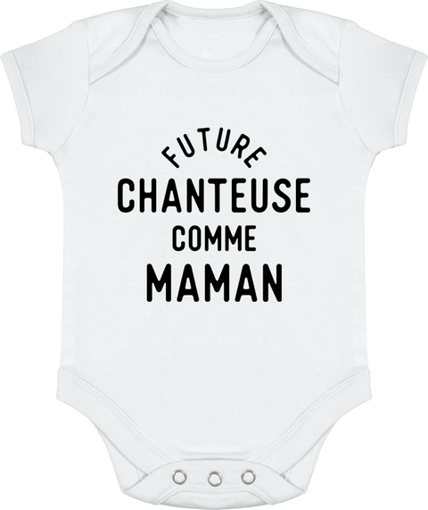 Body bébé Future chanteuse comme maman