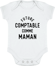 Body bébé Future comptable comme maman