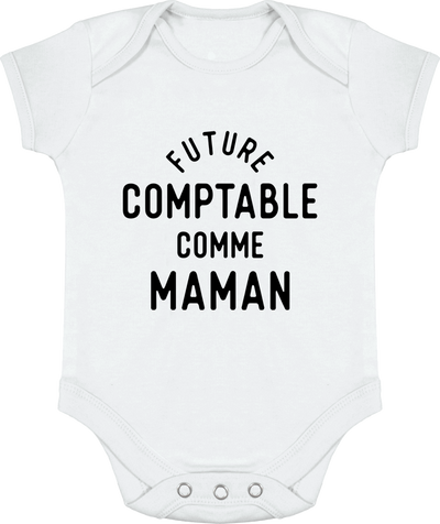 Body bébé Future comptable comme maman