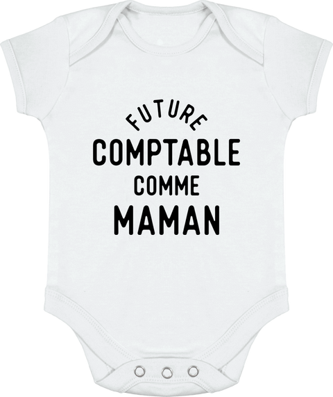 Body bébé Future comptable comme maman