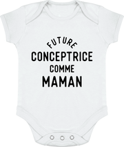 Body bébé Future conceptrice comme maman