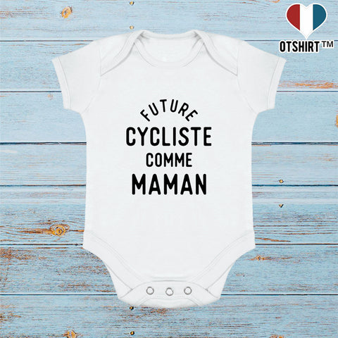 Body bébé Future cycliste comme maman