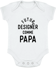 Body bébé Futur designer comme papa