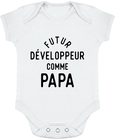 Body bébé Futur développeur comme papa