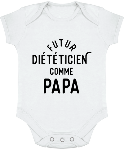 Body bébé Futur diététicien comme papa