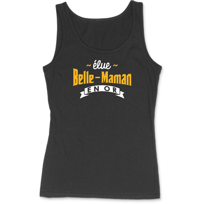 Débardeur femme élue belle-maman en or