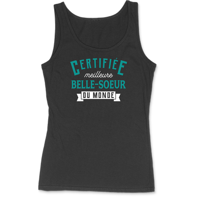 Débardeur femme certifiée meilleure belle-soeur