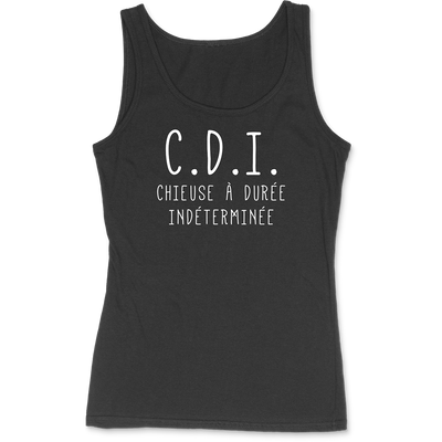 Débardeur femme chieuse indeterminée