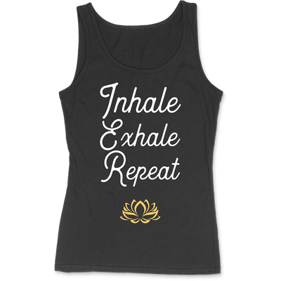 Débardeur femme inhale exhale repeat