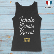 Débardeur femme inhale exhale repeat