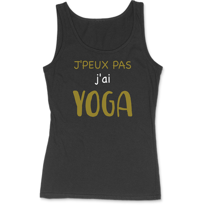 Débardeur femme j'peux pas j'ai yoga 2