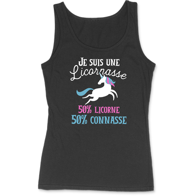 Débardeur femme je suis une licornasse