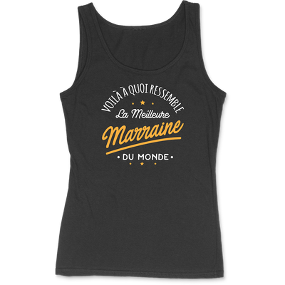 Débardeur femme la meilleure marraine du monde