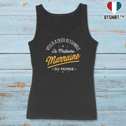 Débardeur femme la meilleure marraine du monde