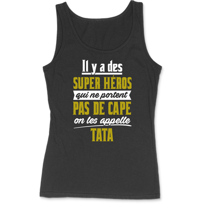 Débardeur femme tata super héro